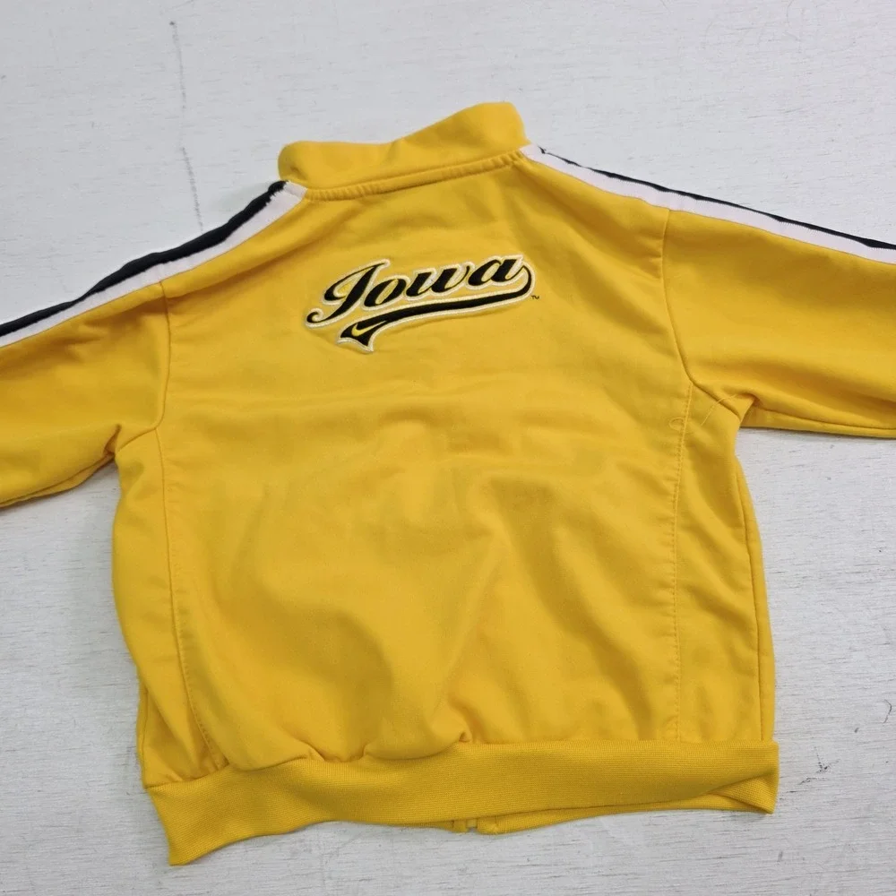Nike On Field‎ Iowa Hawkeys Track Jacket Yellow Black Football Kids Toddlers 24M